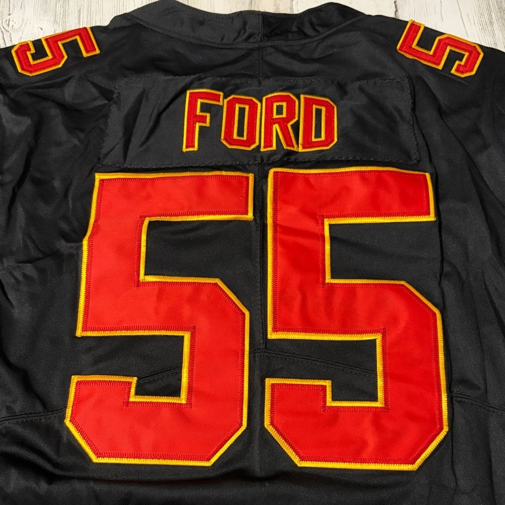 Nike Dee Ford Kansas City Chiefs Jersey Size Large - Picture 8 of 11